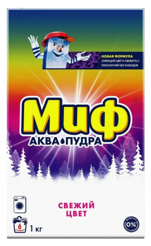 МИФ порошок стир automat 3в1 свежий цвет 1000г